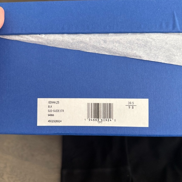 NWT Stuart Weitzman Black Genna City 25 Suede Over-Knee Boot W9/40 - Picture 5 of 12